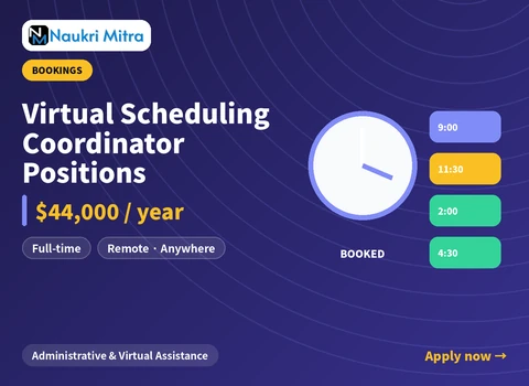 Virtual Scheduling Coordinator Positions