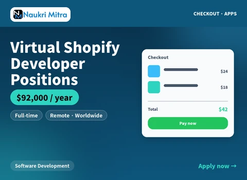 Virtual Shopify Developer Positions