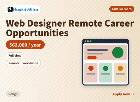 Web Designer Remote Career Opportunities