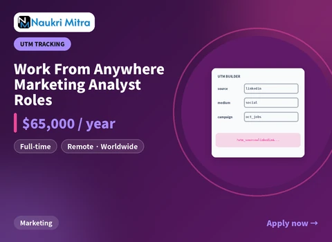 Work From Anywhere Marketing Analyst Roles