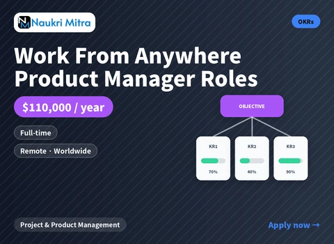 Work From Anywhere Product Manager Roles