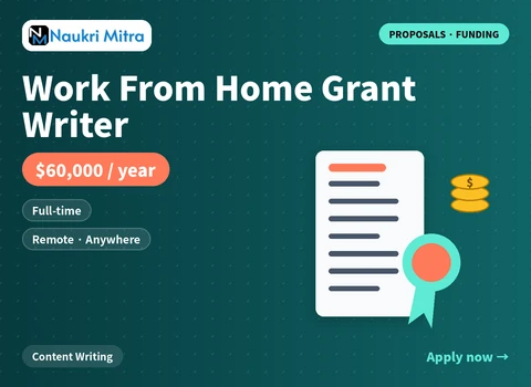 Work From Home Grant Writer