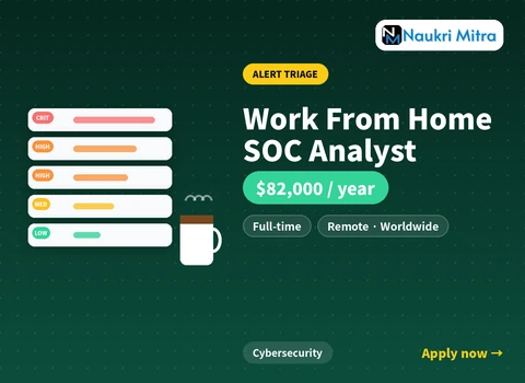 Work From Home SOC Analyst